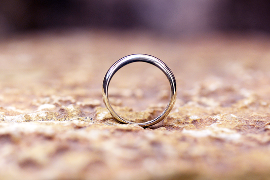Hidden Ashes Ring 9ct White Gold