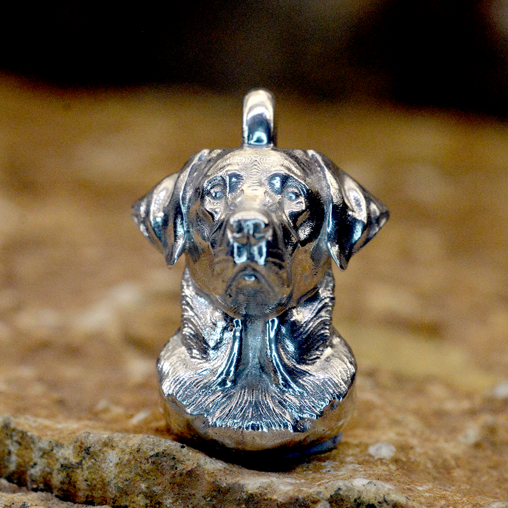 Bespoke Pet Portrait Ashes Pendant