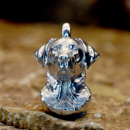 Bespoke Pet Portrait Ashes Pendant