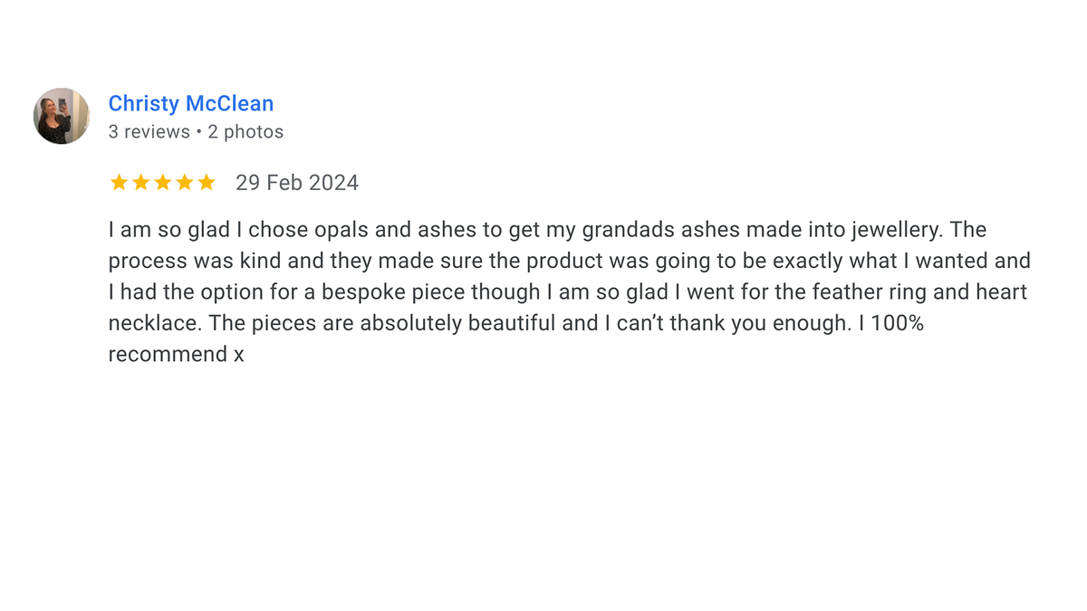 Christy mcClean 5 Star Google Review