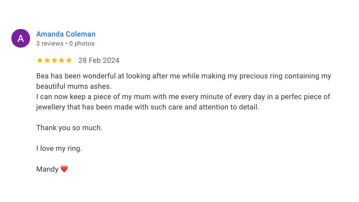 Mandy Coleman  5 Star Google Review