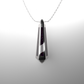 Opal & Ashes Lantern Pendant. Black Fire