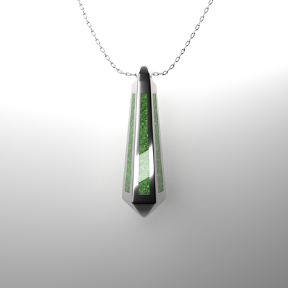 Opal & Ashes Lantern Pendant. Spring Green.