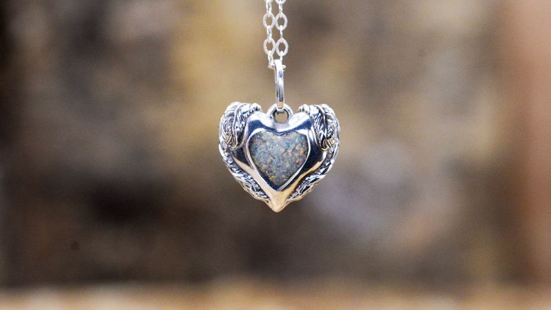 handmade ashes charm UK cremation jewellery